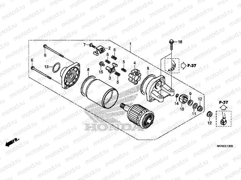 E-13 STARTING MOTOR