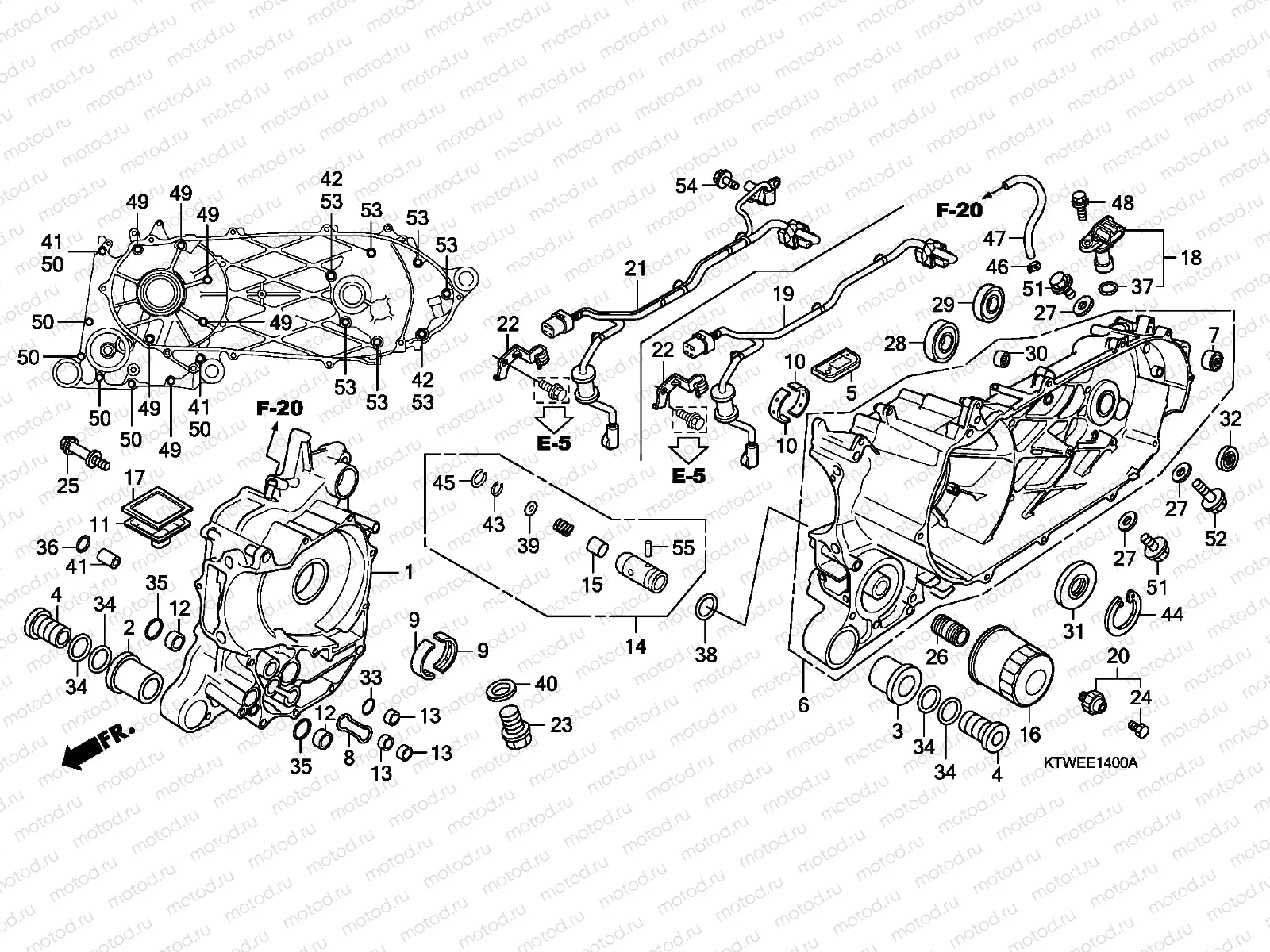 E-14 CRANKCASE