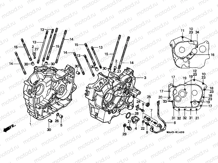 E-14 CRANKSHAFT
