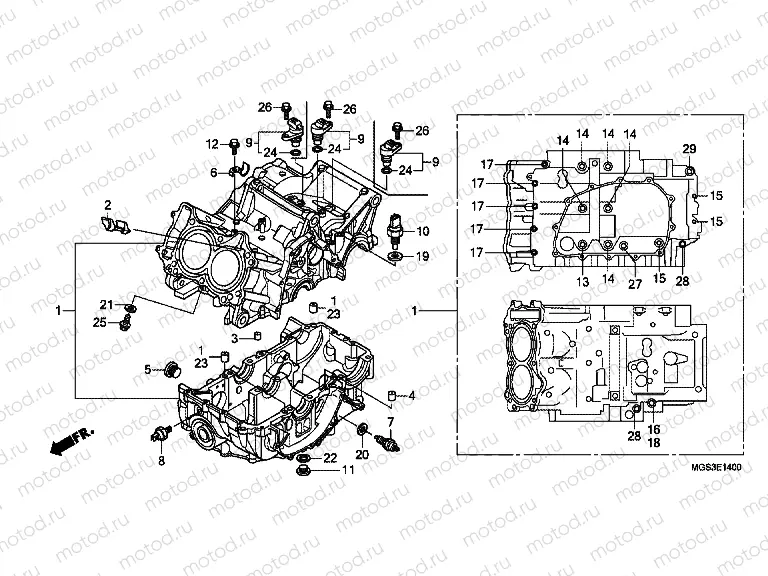 E-14 CRANKSHAFT