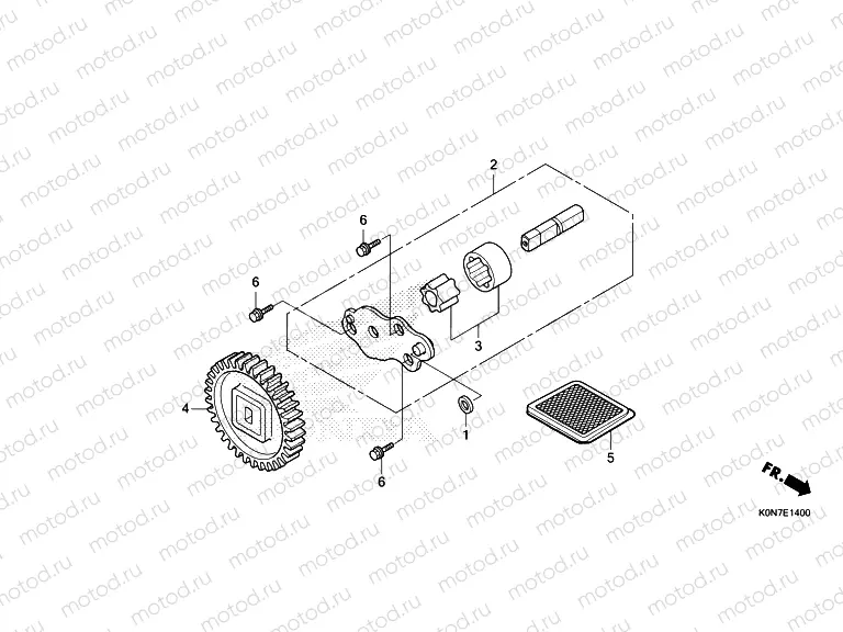 E-14 OIL PUMP
