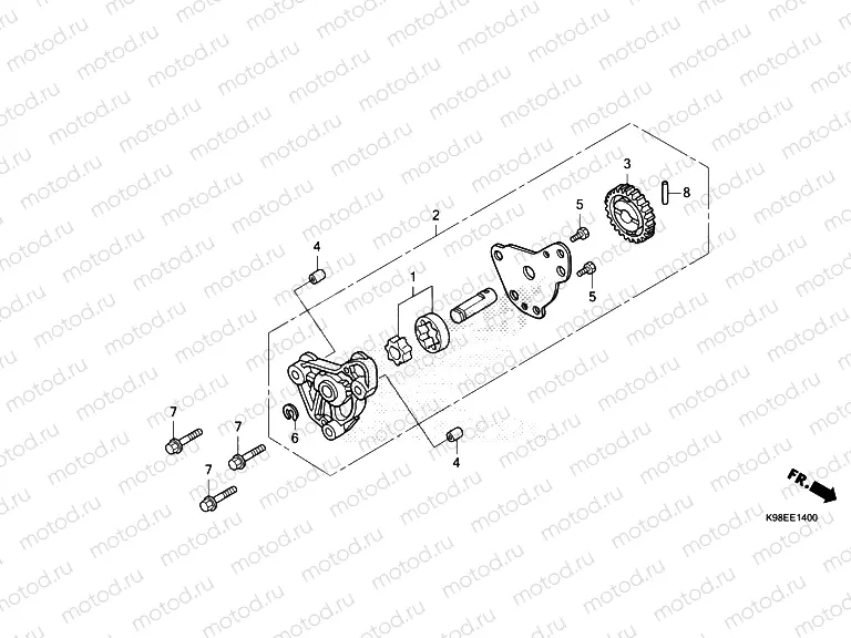 E-14 OIL PUMP