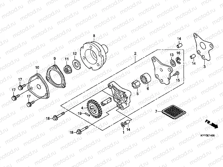 E-14 OIL PUMP