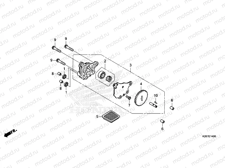 E-14 OIL PUMP