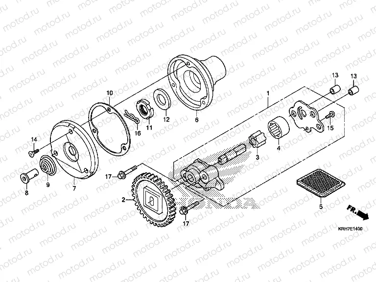 E-14 OIL PUMP