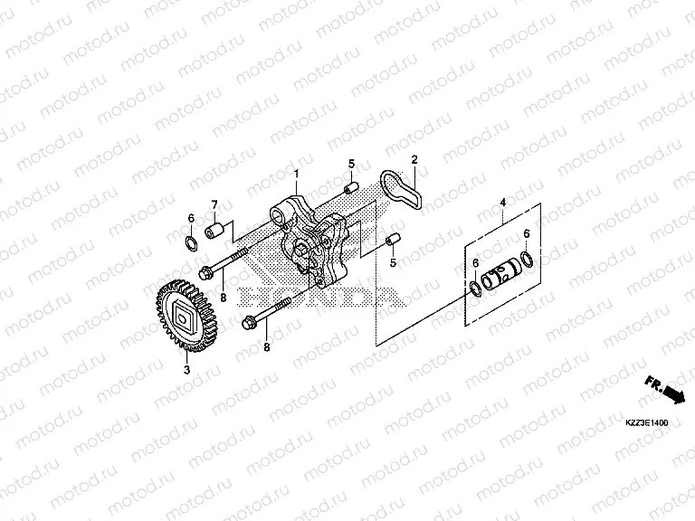 E-14 OIL PUMP
