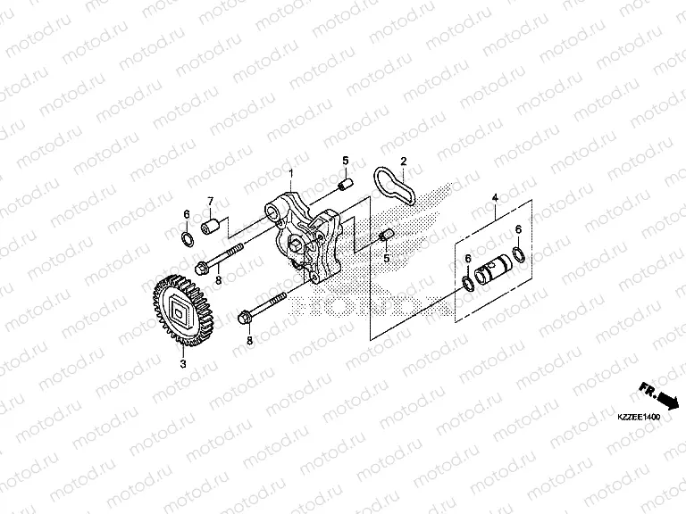 E-14 OIL PUMP