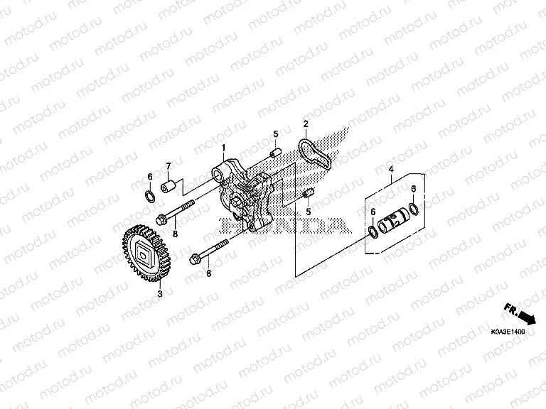 E-14 OIL PUMP