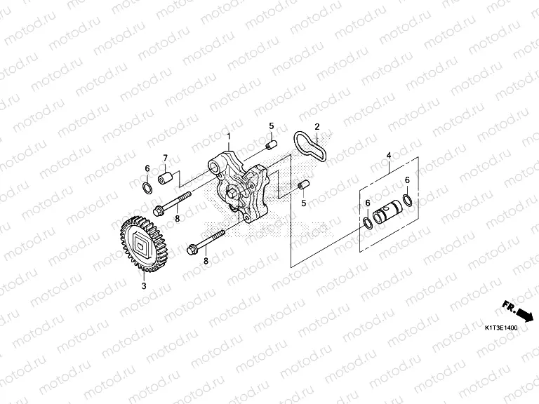 E-14 OIL PUMP