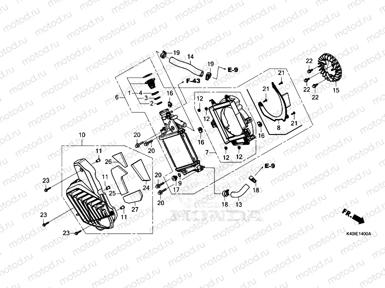 E-14 RADIATOR
