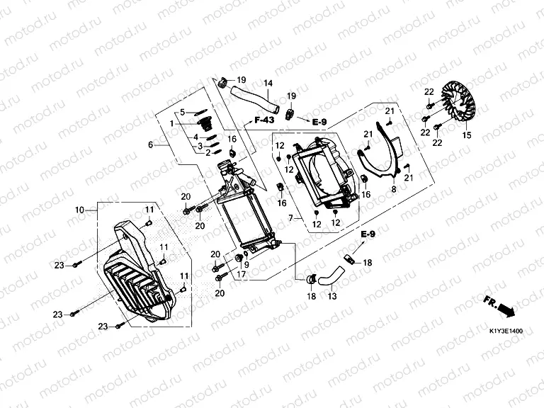 E-14 RADIATOR