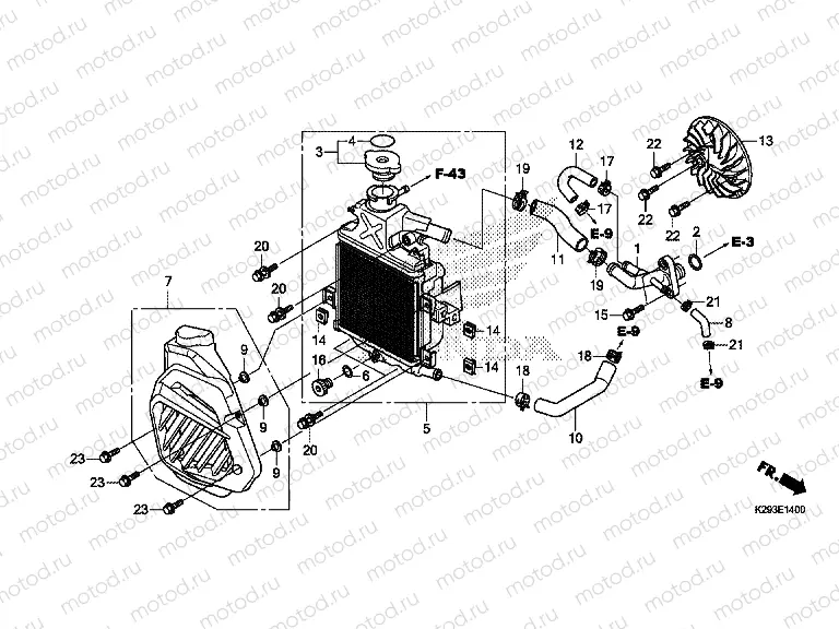 E-14 RADIATOR