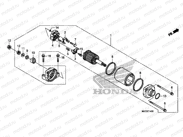 E-14 STARTING MOTOR