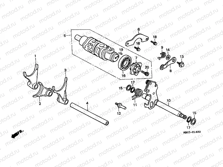E-14 TRANSMISSION DRUM