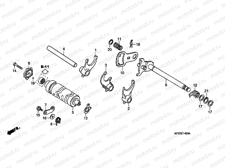 E-14 TRANSMISSION DRUM
