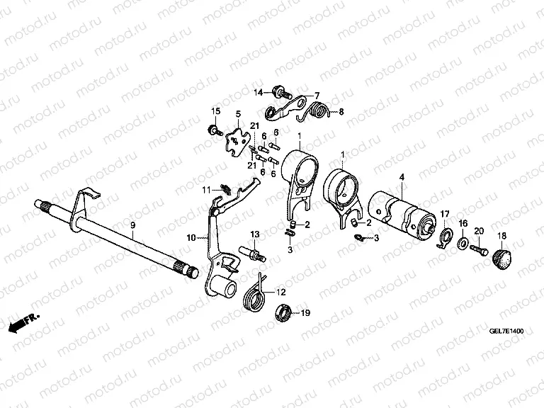 E-14 TRANSMISSION DRUM