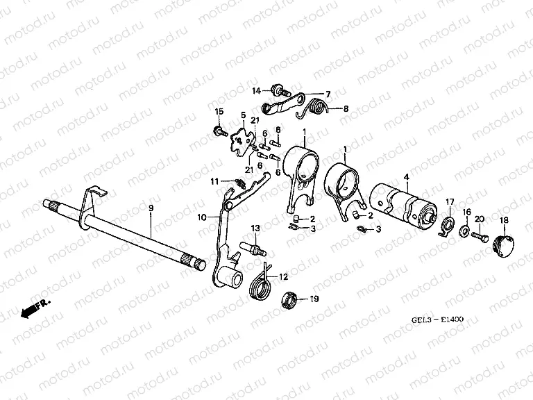 E-14 TRANSMISSION DRUM