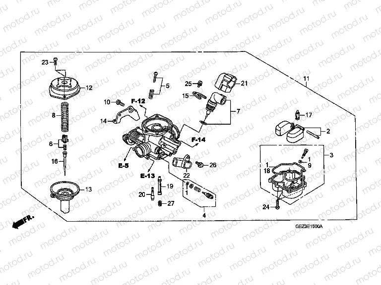E-15 CARBURETOR (NPS503)