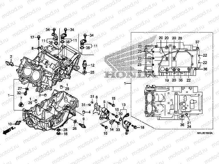 E-15 CRANKCASE