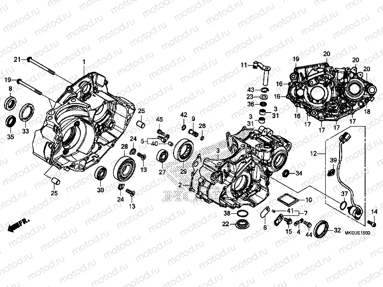 E-15 CRANKCASE