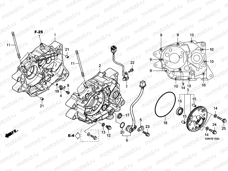 E-15 CRANKCASE