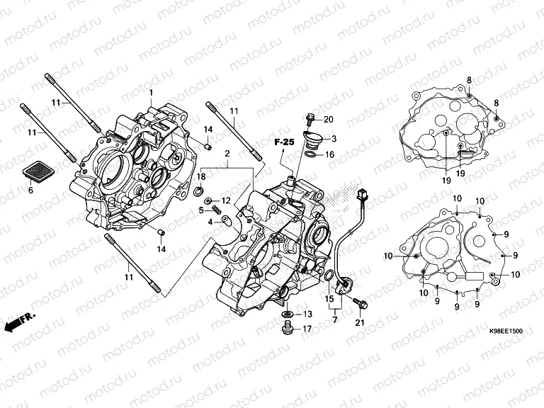 E-15 CRANKCASE