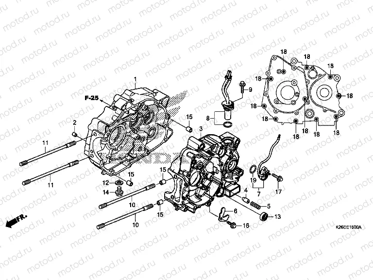 E-15 CRANKCASE
