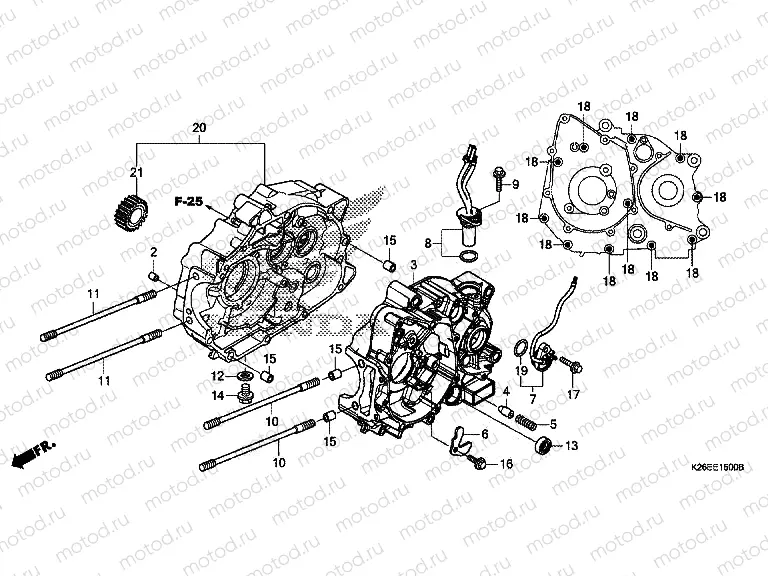 E-15 CRANKCASE