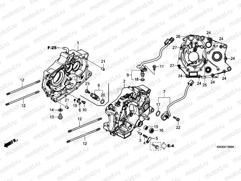 E-15 CRANKCASE