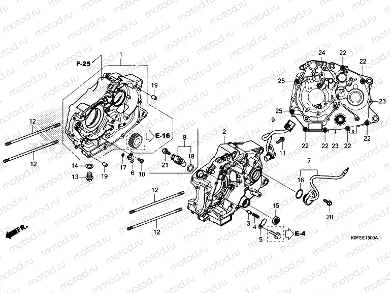 E-15 CRANKCASE
