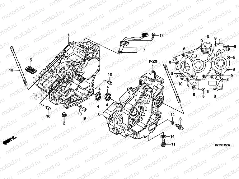 E-15 CRANKCASE
