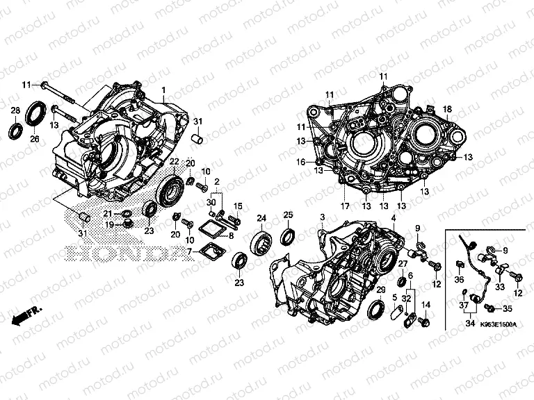 E-15 CRANKCASE