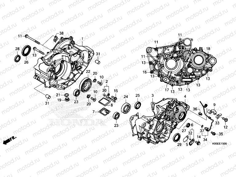 E-15 CRANKCASE