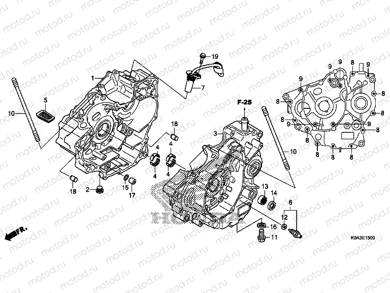 E-15 CRANKCASE