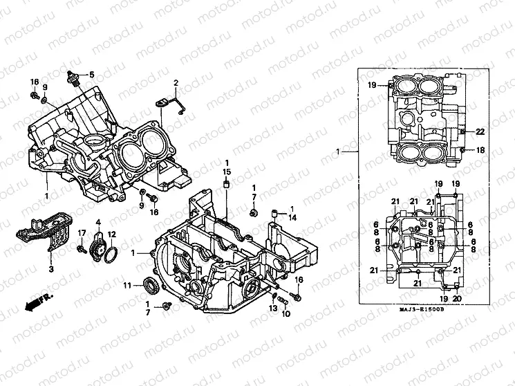 E-15 CRANKSHAFT