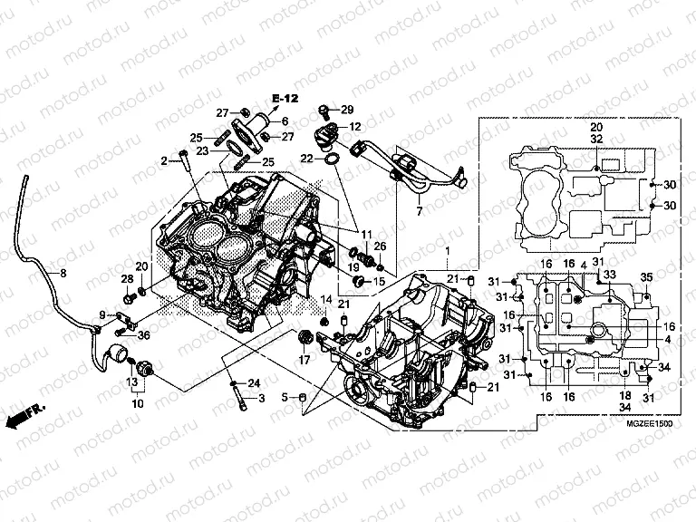 E-15 CRANKSHAFT