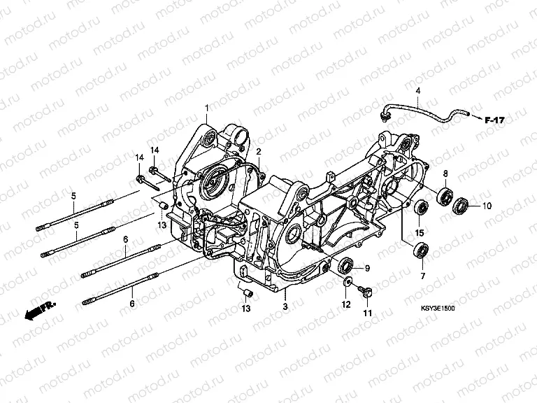 E-15 CRANKSHAFT