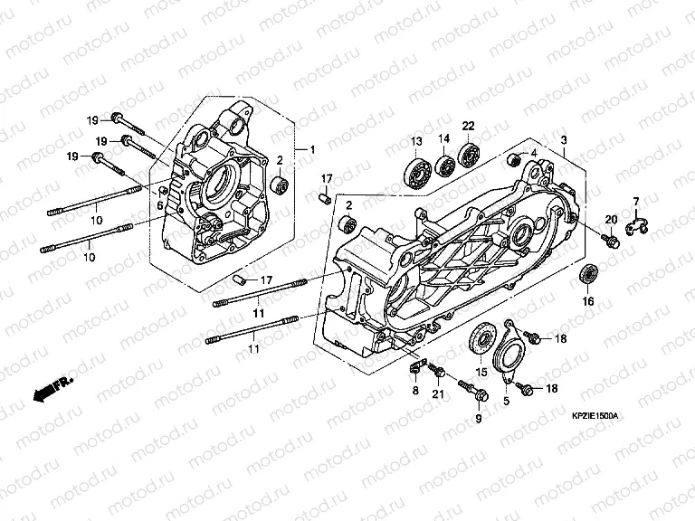 E-15 CRANKSHAFT