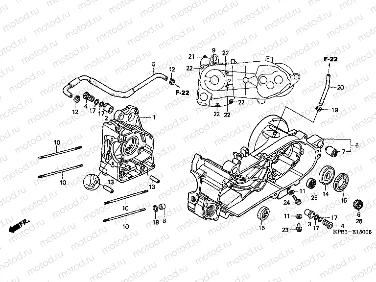 E-15 CRANKSHAFT