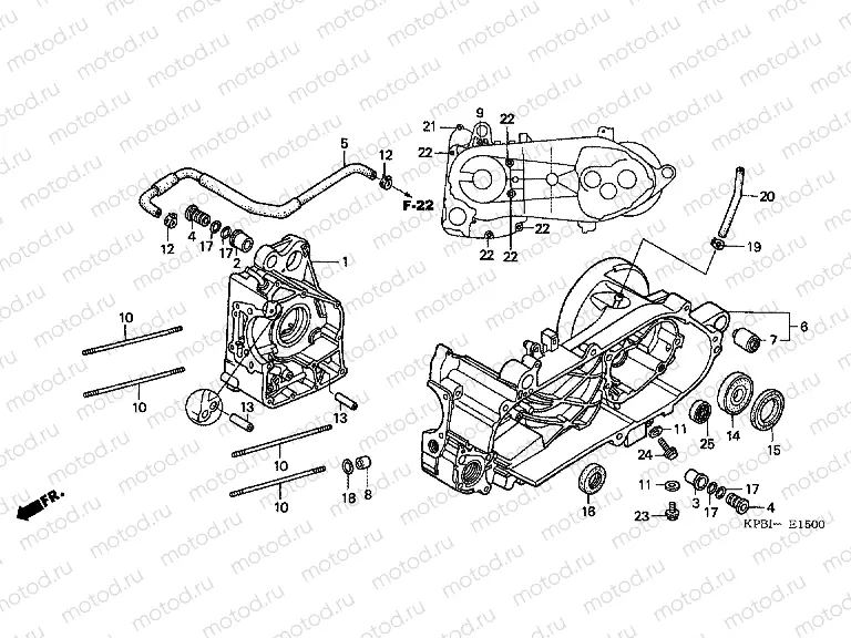 E-15 CRANKSHAFT