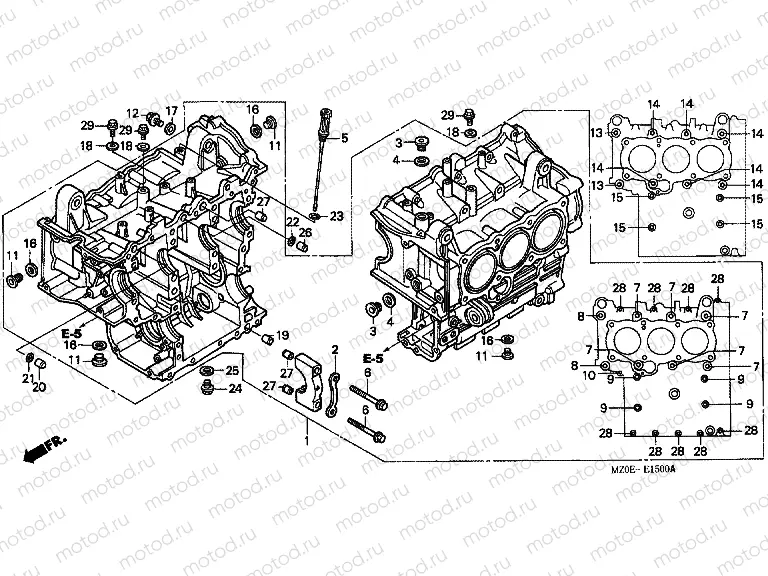 E-15 CYLINDER BLOCK