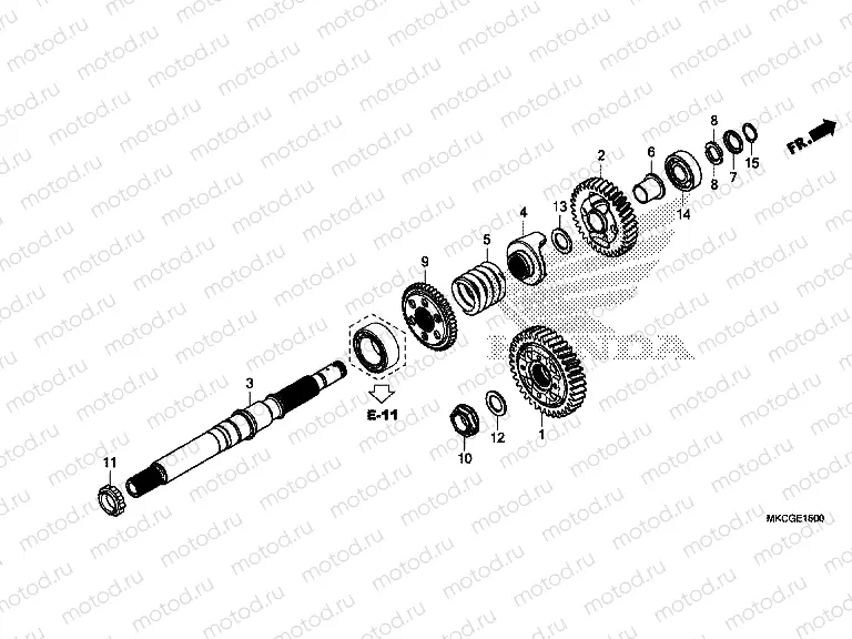 E-15 FINAL SHAFT