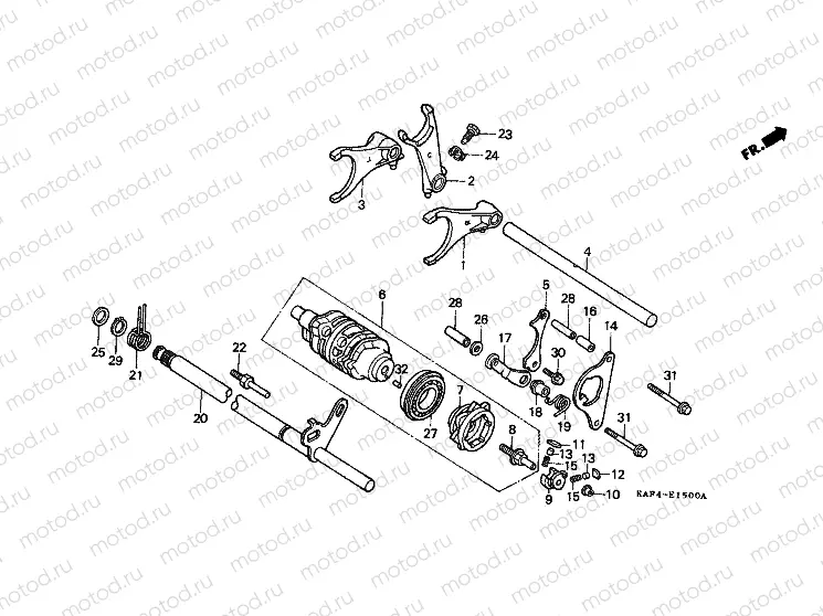 E-15 GEARSHIFT DRUM