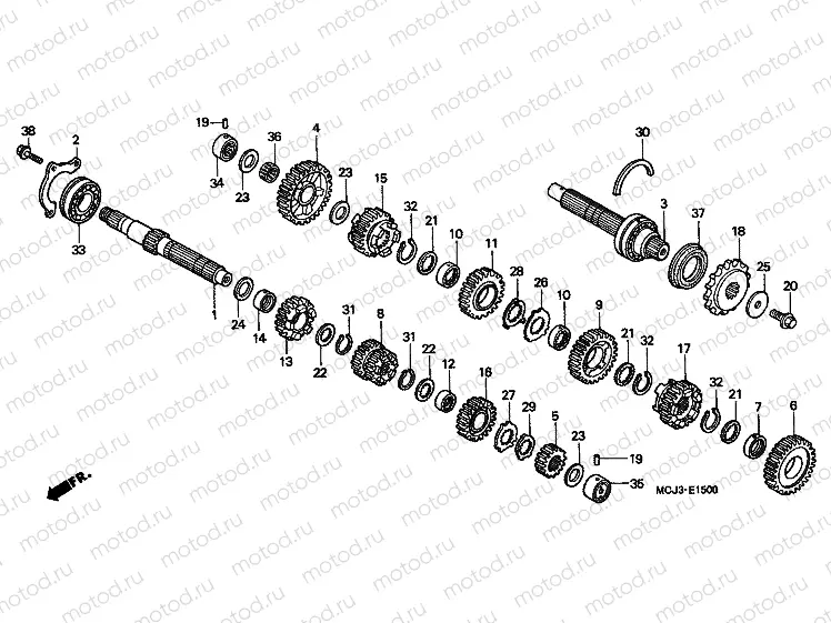 E-15 TRANSMISSION