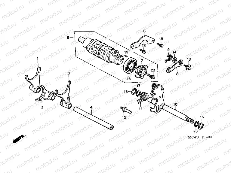 E-15 TRANSMISSION DRUM