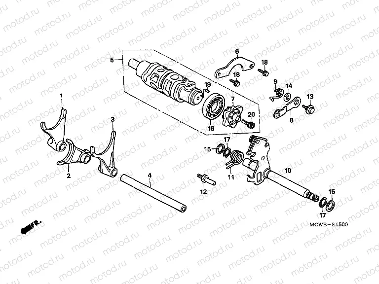 E-15 TRANSMISSION DRUM