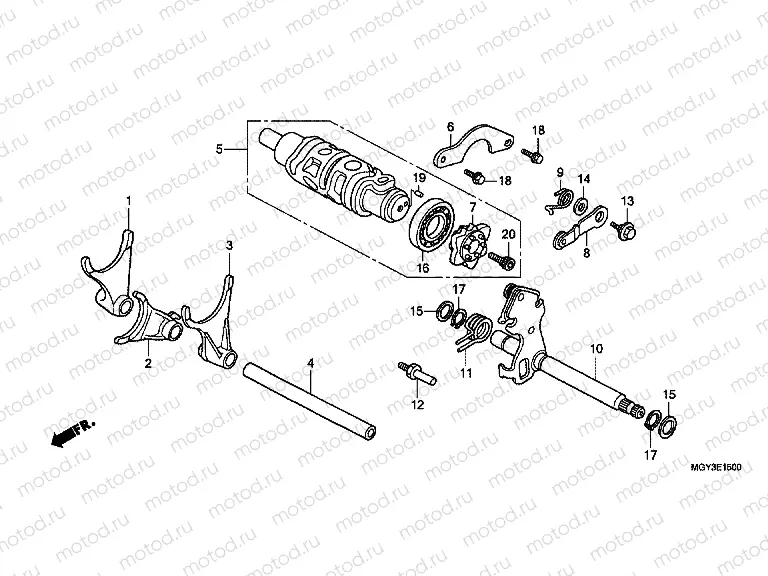 E-15 TRANSMISSION DRUM