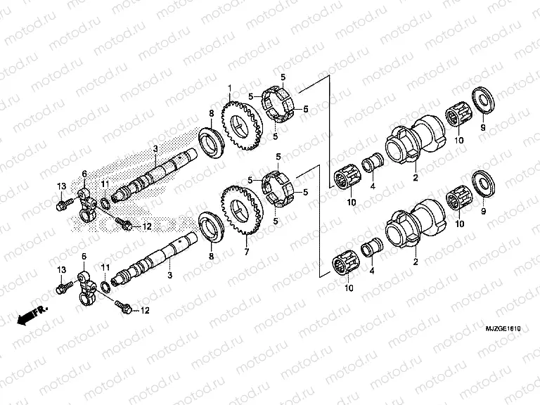 E-16-10 BALANCER SHAFT