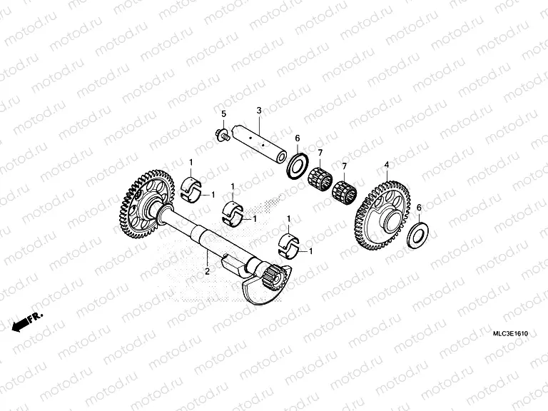 E-16-10 BALANCER SHAFT