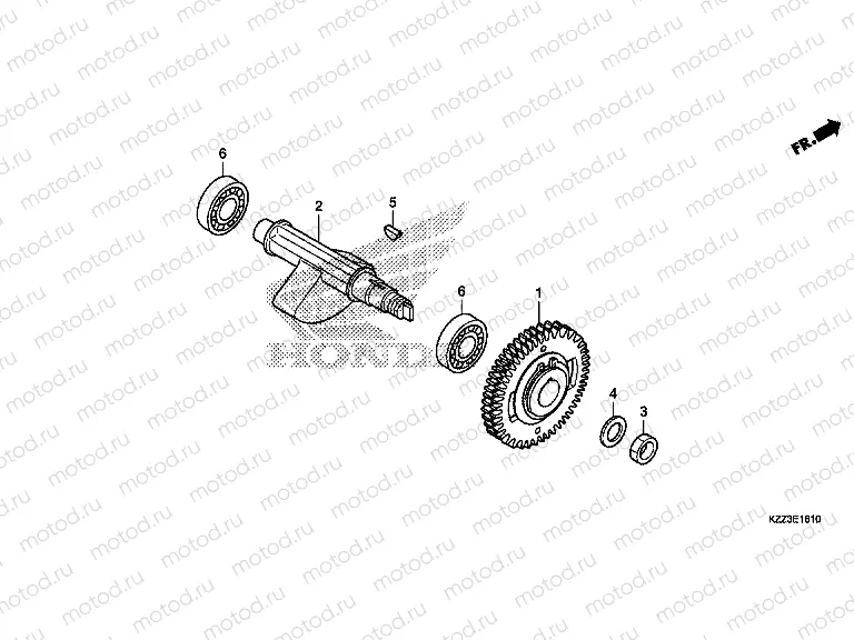 E-16-10 BALANCER SHAFT